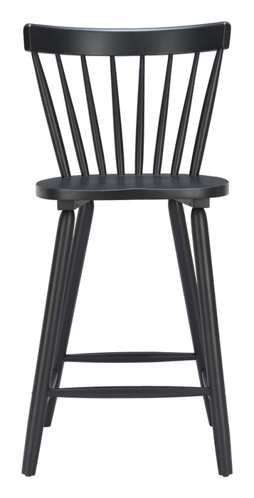 Zuo Modern Tyce Counter Stool (Set of 2) Black