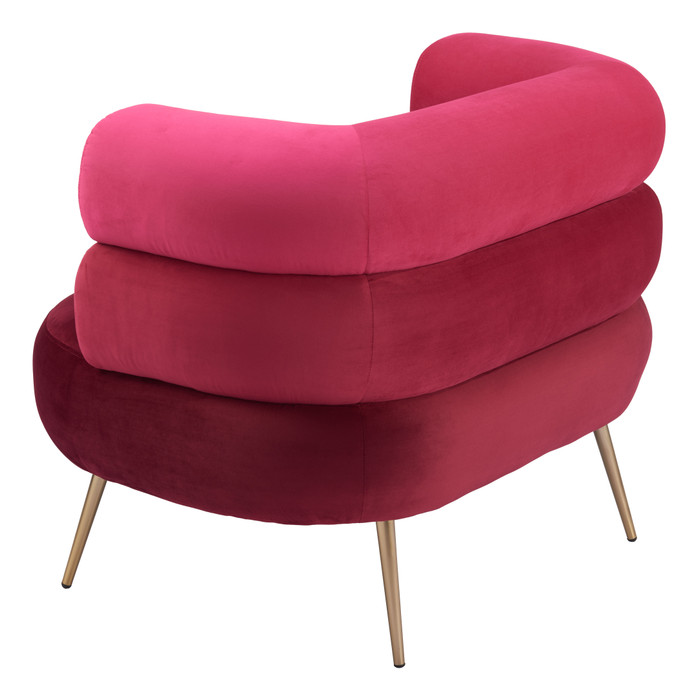 Zuo Modern Arish Accent Chair Red