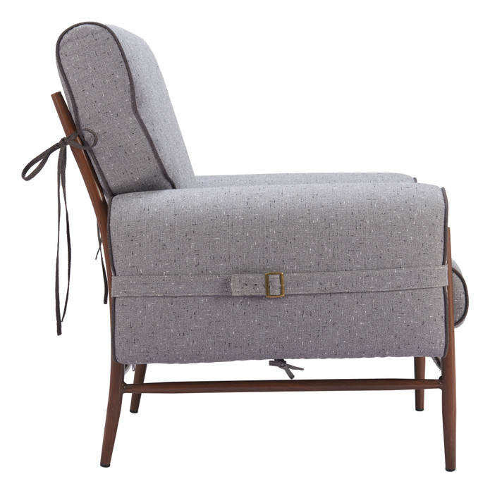Zuo Modern Klem Accent Chair Gray
