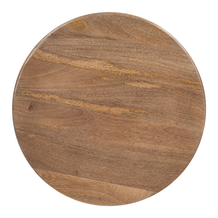 Zuo Modern Goblet Side Table Brown & White