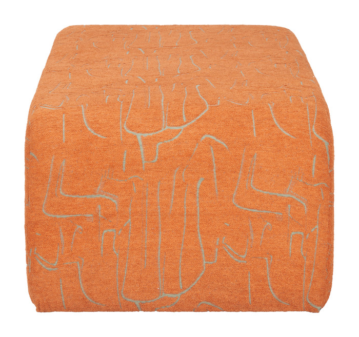 Zuo Modern Nendo Bench Abstract Orange