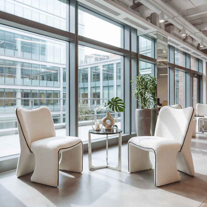 Zuo Modern Novo Accent Chair Ivory