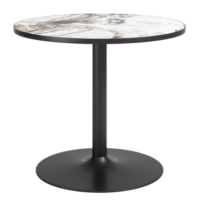 Zuo Modern Batu Dining Table Gray & Black