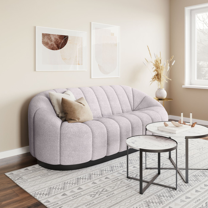 Zuo Modern Bhutan Sofa Light Gray