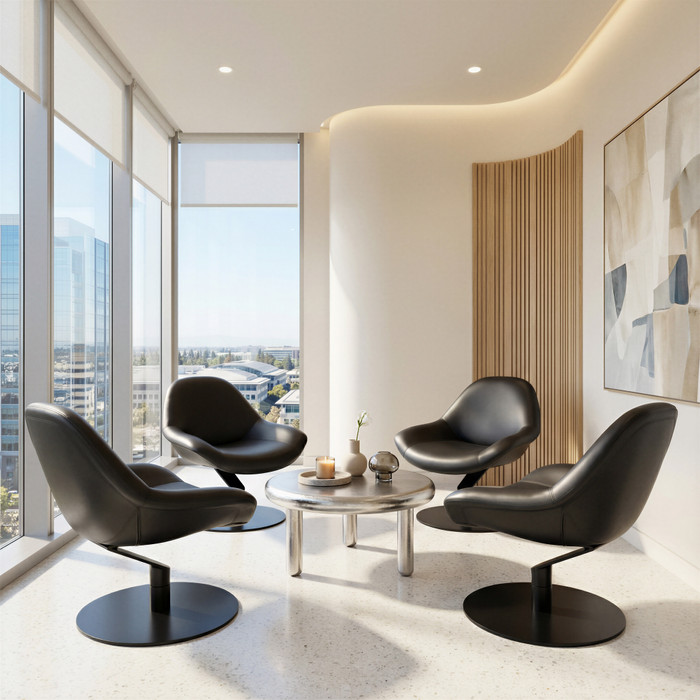 Zuo Modern Poole Accent Chair Black