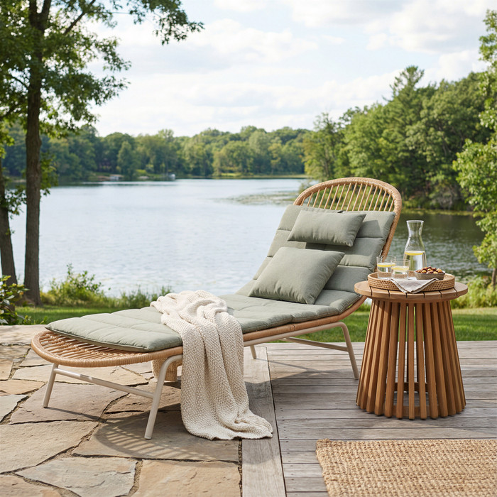 Zuo Modern Zahara Side Table Natural