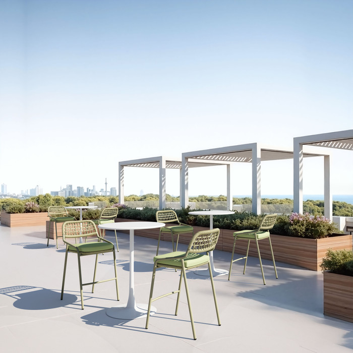 Zuo Modern Rio Barstool (Set of 2) Green