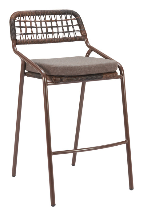 Zuo Modern Rio Barstool (Set of 2) Brown