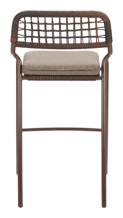 Zuo Modern Rio Barstool (Set of 2) Brown
