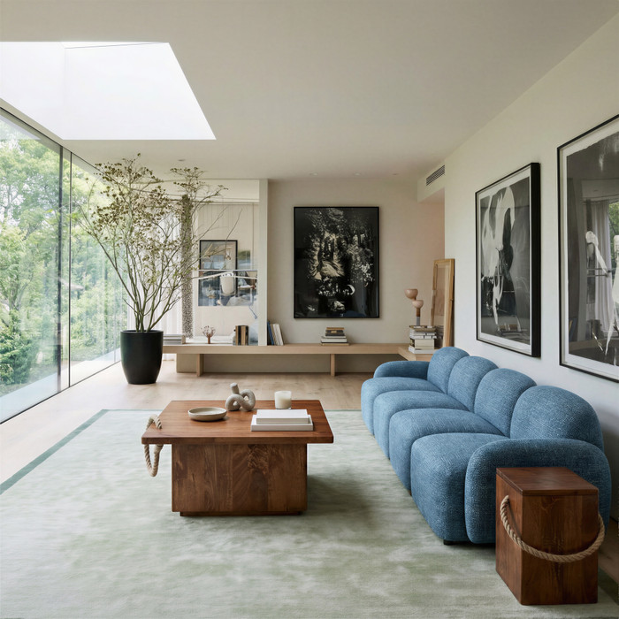 Zuo Modern Cleo Modular Sofa Blue