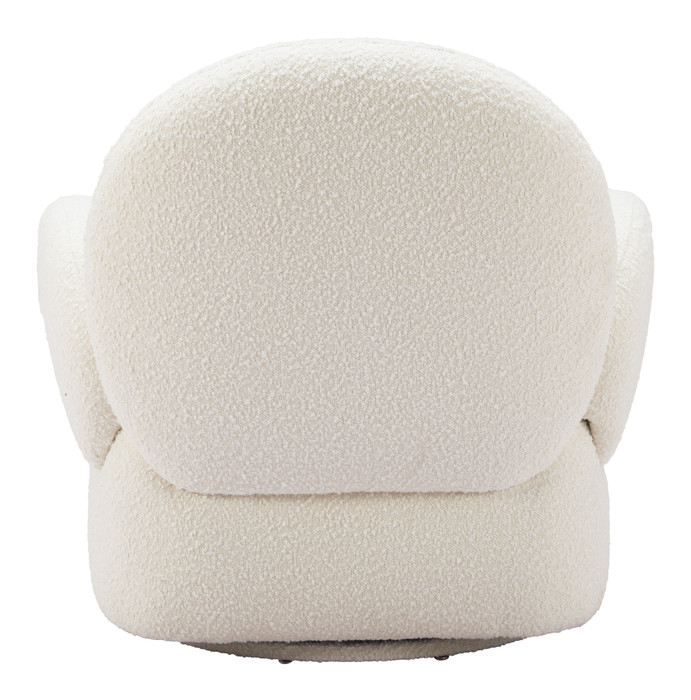 Zuo Modern Pilka Swivel Chair White