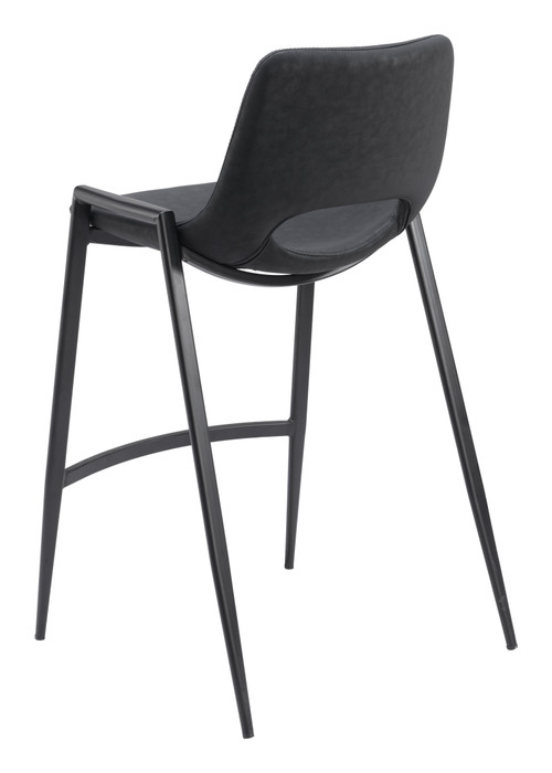Zuo Modern Desi Counter Stool (Set of 2) Black