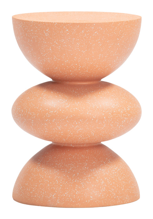 Zuo Modern Tressa Side Table Terracotta