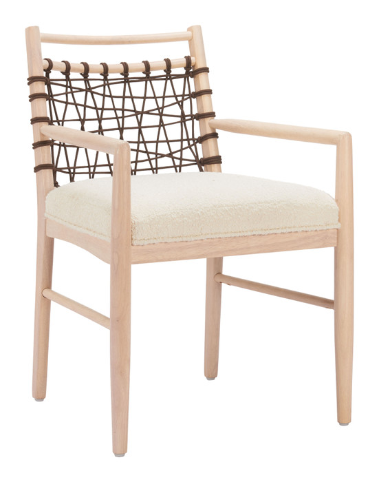 Zuo Modern Wezly Dining Chair (Set of 2) Ivory