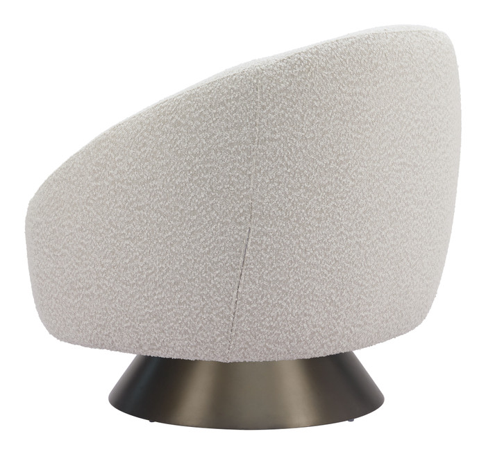 Zuo Modern Modan Swivel Chair Misty Gray