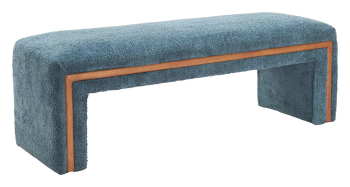 Zuo Modern Scatola Bench Blue