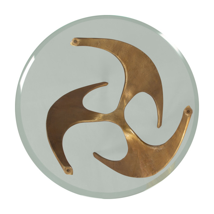 Zuo Modern Sabel Side Table Gold