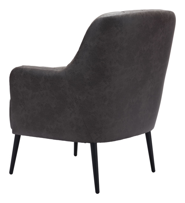 Zuo Modern Tasmania Accent Chair Vintage Black