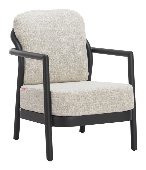 Zuo Modern Rein Accent Chair Beige