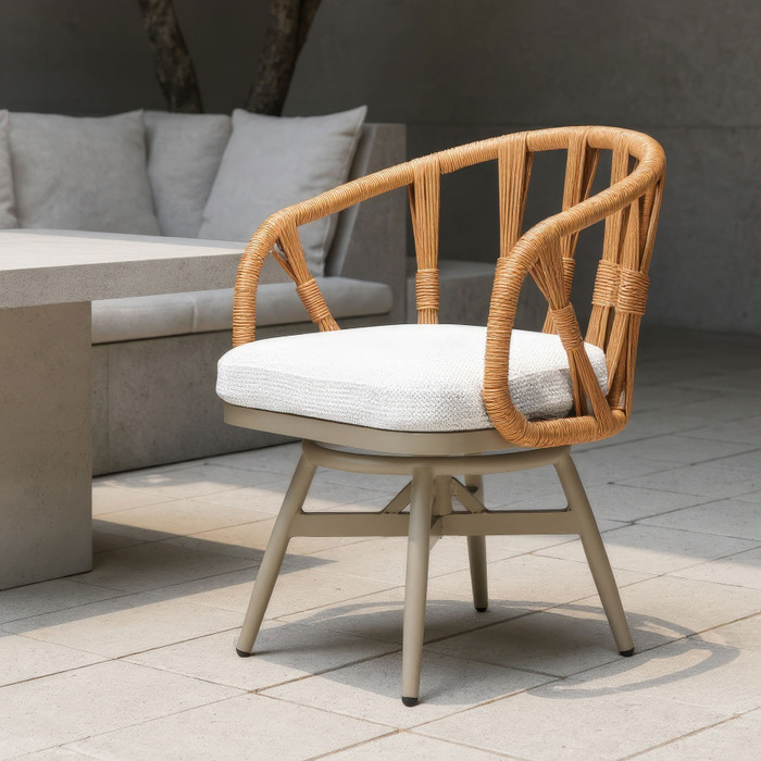 Zuo Modern Safal Swivel Dining Chair Multicolor