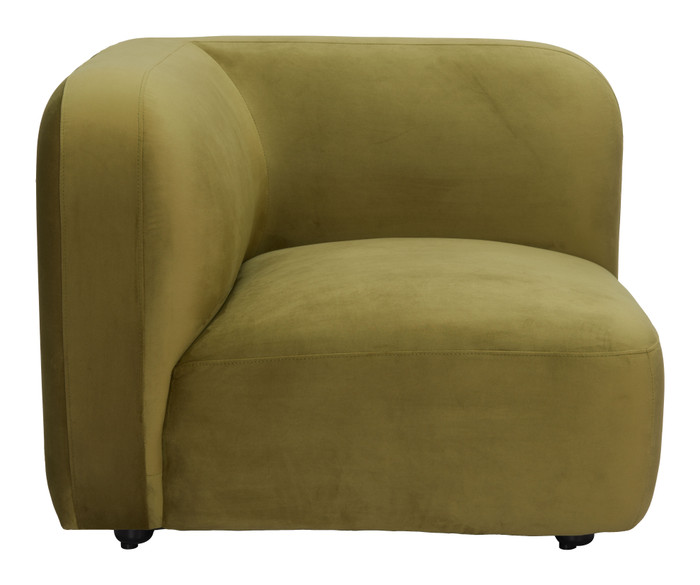 Zuo Modern Biak Corner Chair Green