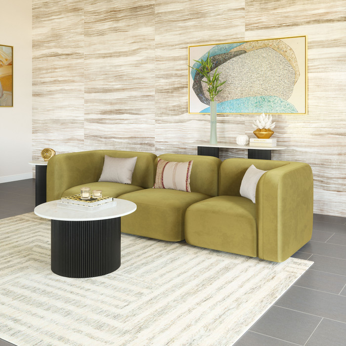 Zuo Modern Biak Corner Chair Green