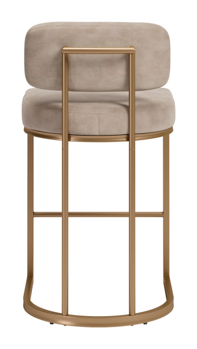 Zuo Modern Velar Counter Stool (Set of 2) Beige