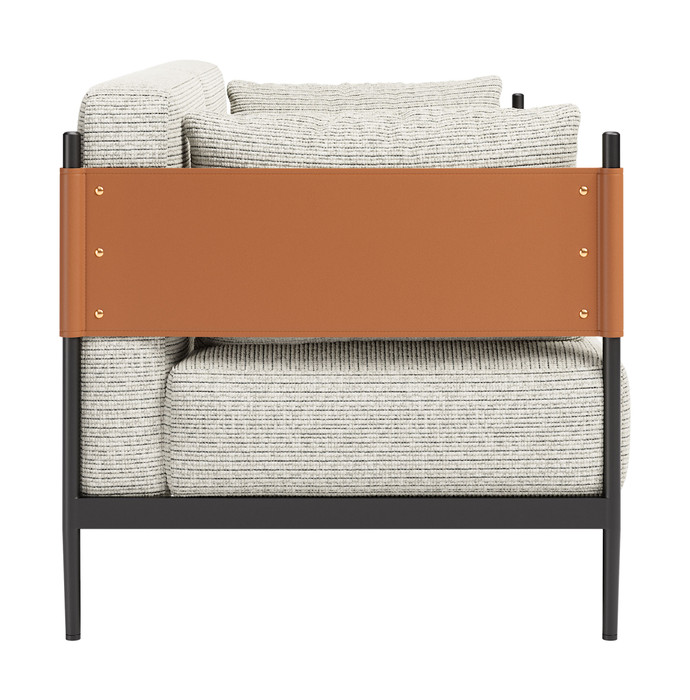 Zuo Modern Stirbe Loveseat Gray