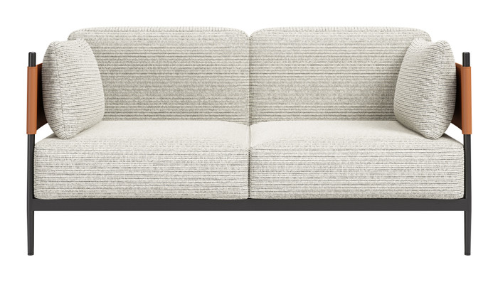 Zuo Modern Stirbe Loveseat Gray