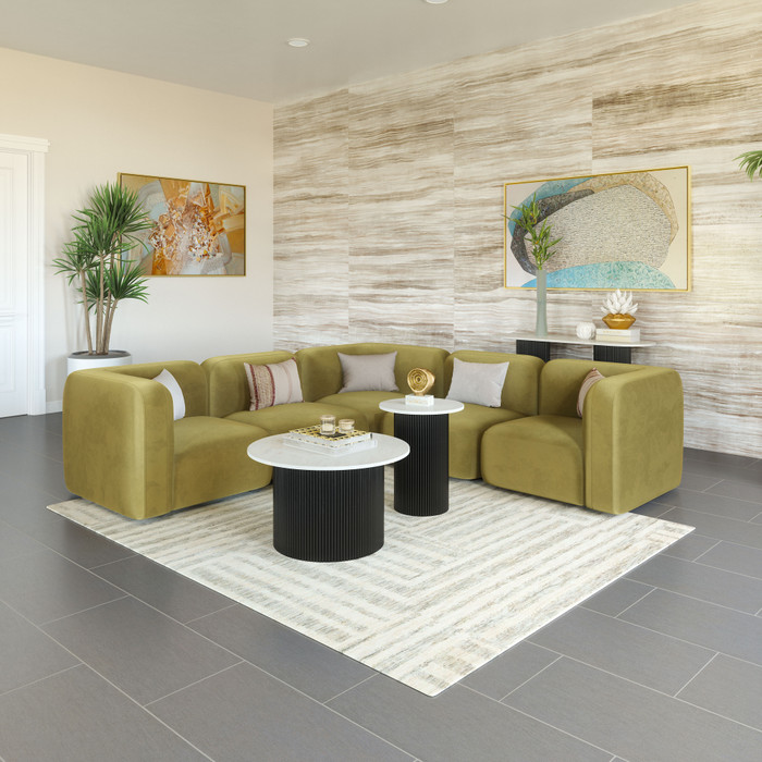 Zuo Modern Biak Middle Chair Green