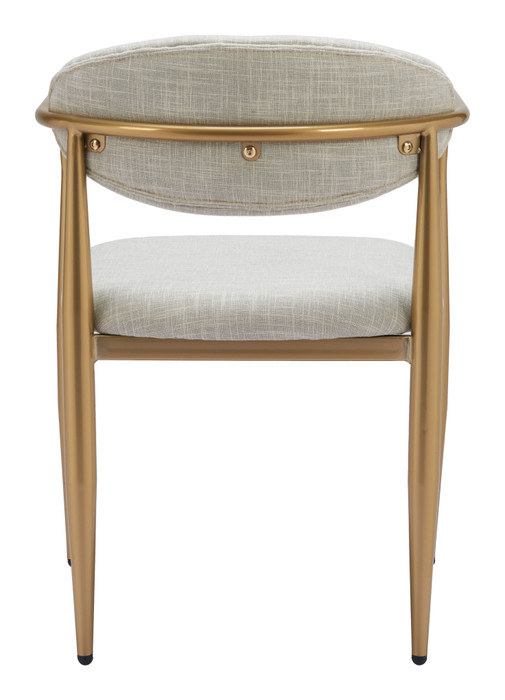 Zuo Modern Zens Dining Chair (Set of 2) Quill Gray