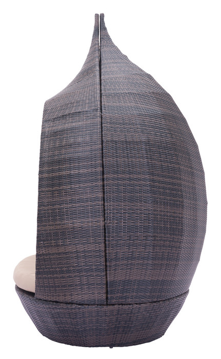 Zuo Modern Martinique Beach Daybed Brown & Beige