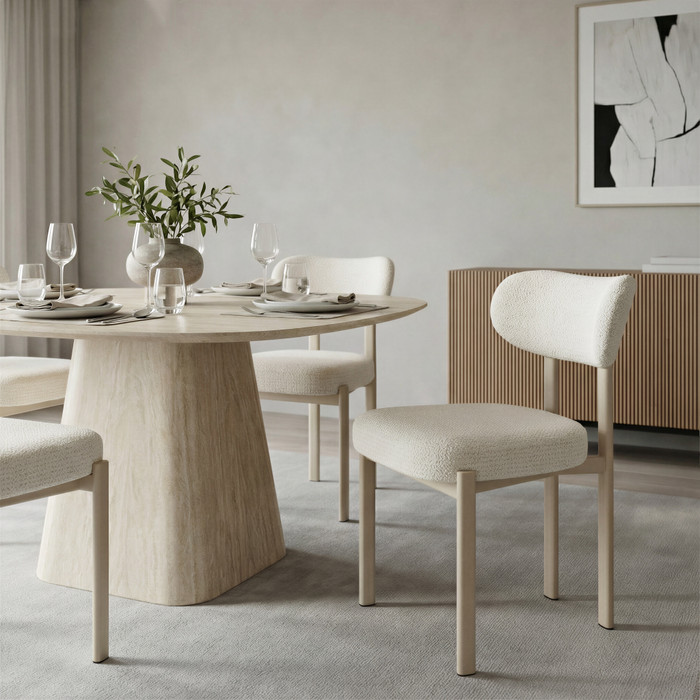 Zuo Modern Aurea Dining Chair (Set of 4) Light Gray