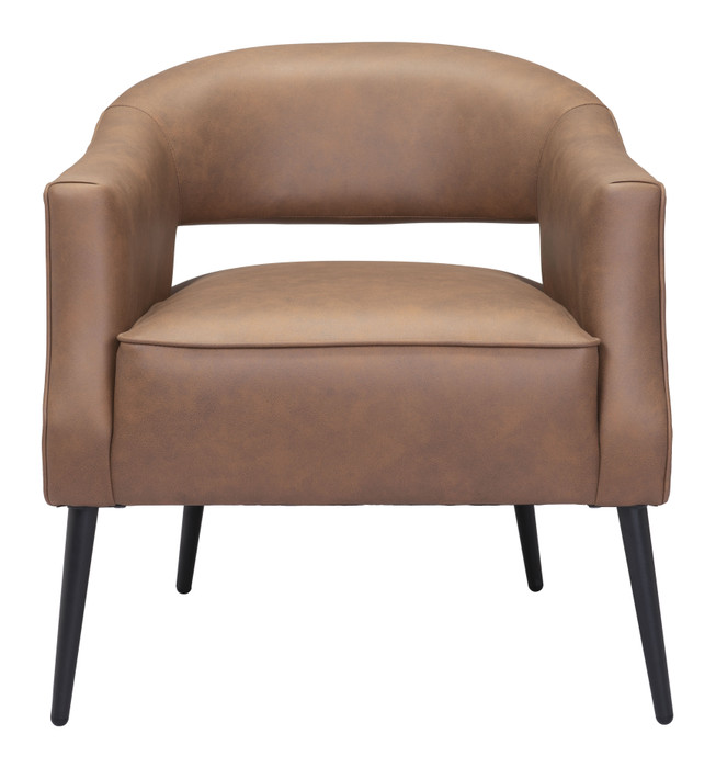 Zuo Modern Berkeley Accent Chair Vintage Brown