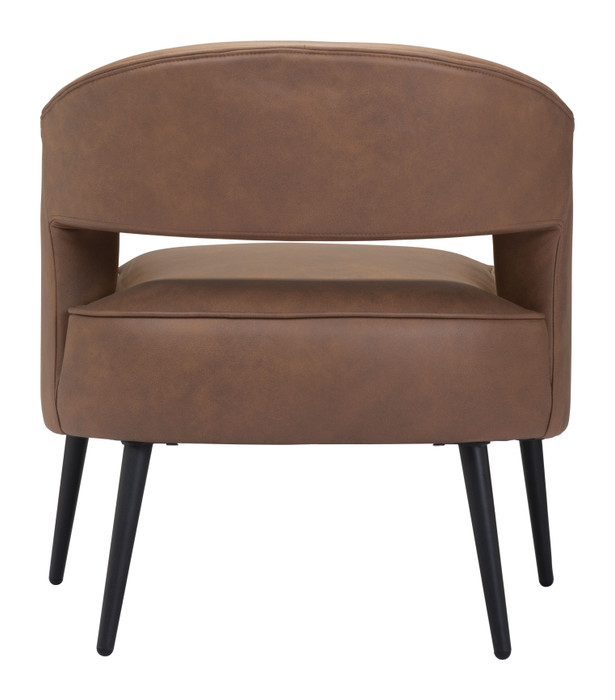 Zuo Modern Berkeley Accent Chair Vintage Brown
