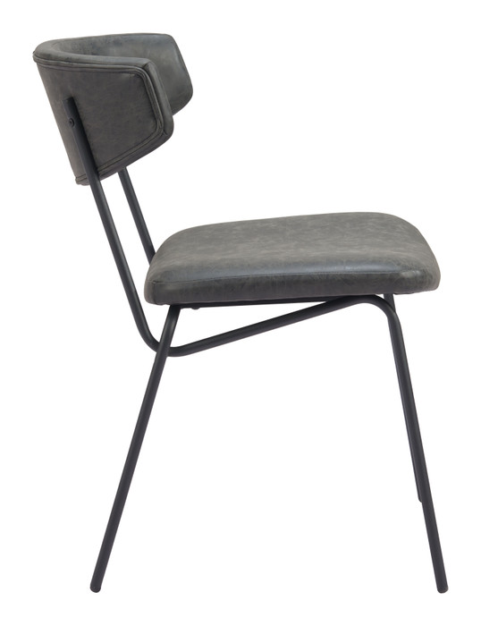 Zuo Modern Charon Dining Chair (Set of 2) Vintage Black