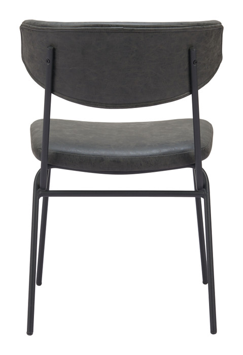 Zuo Modern Charon Dining Chair (Set of 2) Vintage Black