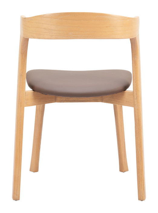 Zuo Modern Pioro Dining Chair (Set of 2) Brown & Natural