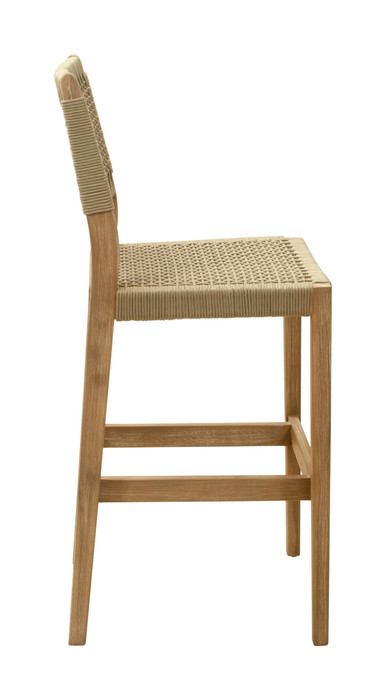 Zuo Modern Corde Barstool Beige