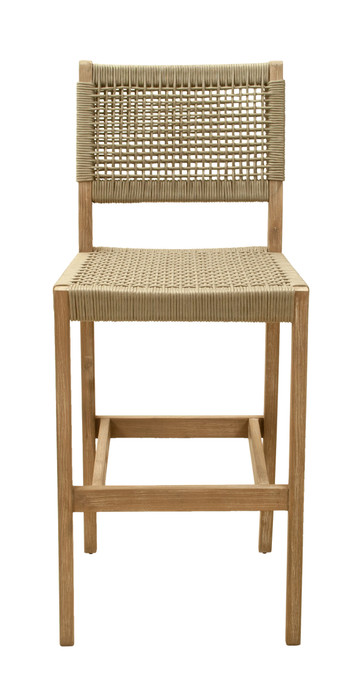 Zuo Modern Corde Barstool Beige