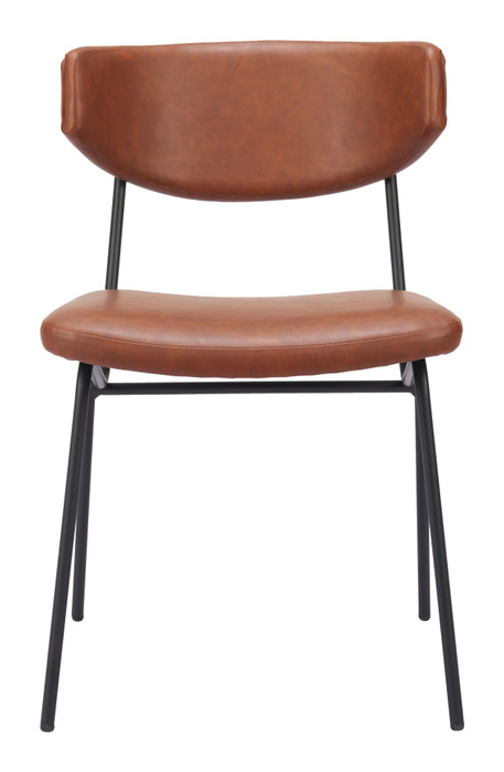 Zuo Modern Charon Dining Chair (Set of 2) Vintage Brown