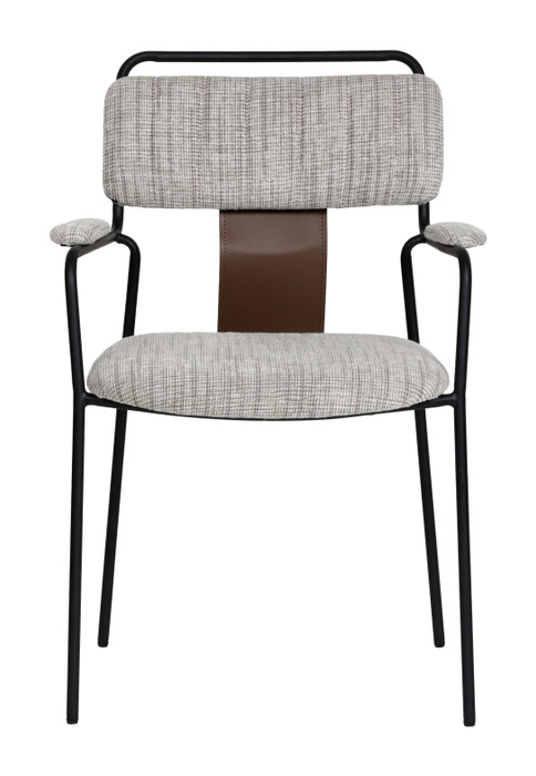 Zuo Modern Couva Dining Chair (Set of 2) Gray Tweed