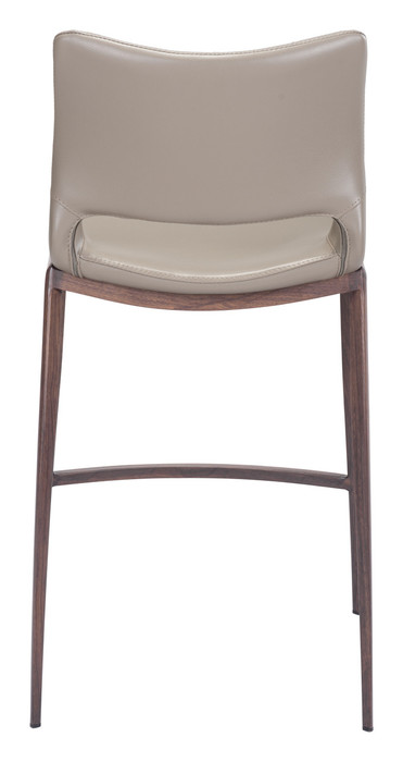 Zuo Modern Ace Counter Stool (Set of 2) Brown & Walnut