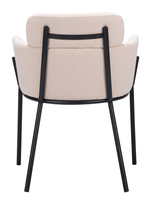 Zuo Modern Bremor Dining Chair (Set of 2) Beige