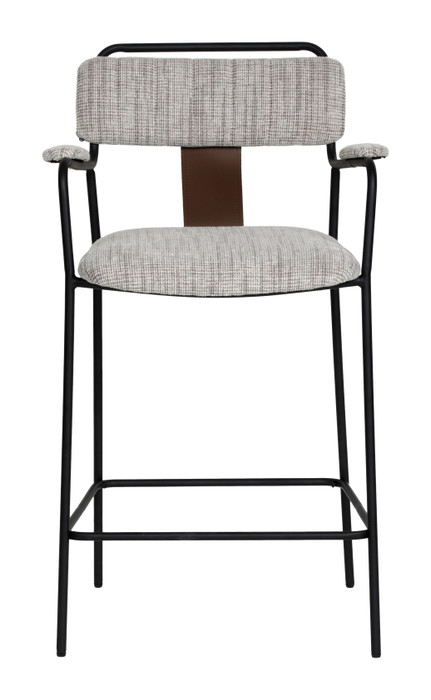 Zuo Modern Couva Counter Stool (Set of 2) Gray Tweed