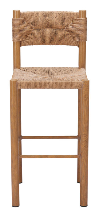 Zuo Modern Iska Barstool (Set of 2) Natural