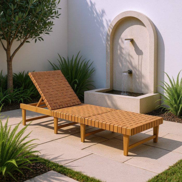 Zuo Modern Breath Chaise Lounge Brown