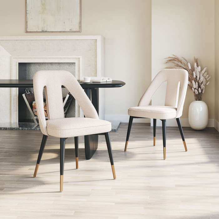Zuo Modern Artus Dining Chair Ivory