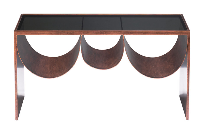 Zuo Modern Aveiro Coffee Table Copper & Black