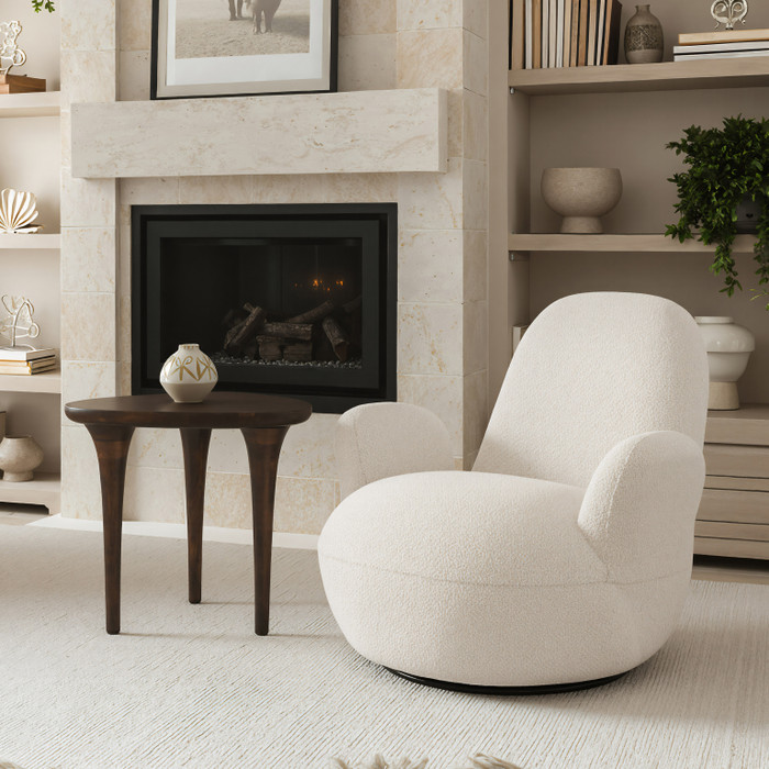 Zuo Modern Spiker Side Table Walnut